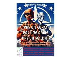 Rassemblement contre la guerre entre la France et la Russie