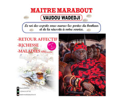 Le Plus Grand Maître Marabout Vaudou WADEDJI Du Bénin ! Téléphone & Whatsapp :229) 61 41 07 02